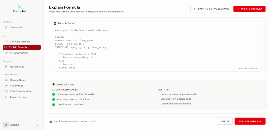Explain Formula 1 Explain Formula 1